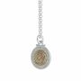 St Christopher Silver And Gold Or Rose Gold Necklace, thumbnail 8 of 12
