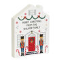 Personalised Nutcracker Christmas House Ornament, thumbnail 4 of 4