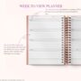 Personalised Undated Planner | Blue, thumbnail 5 of 8