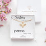 Sisters Necklace, Bee Necklace, Gift For Sister, thumbnail 1 of 10