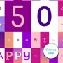 Personalised 50th Birthday Card Age And Name 1975, thumbnail 7 of 9