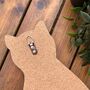 Custom Couple Initials Pin Board | Wedding Gift Display | Cork Board, thumbnail 3 of 4