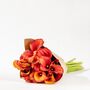 Orange Marmalade Calla Lily Fresh Flower Bouquet, thumbnail 2 of 2