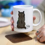 Personalised Cat Name Mug Gift, thumbnail 1 of 7