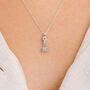 Personalised Sterling Silver Gardening Fork And Trowel Necklace, thumbnail 2 of 11