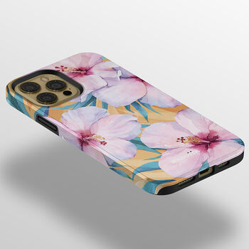 Tropical Hibiscus Tough Case For iPhone, 2 of 4