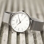 Ladies Personalised Architect Watch In Silver, thumbnail 3 of 7
