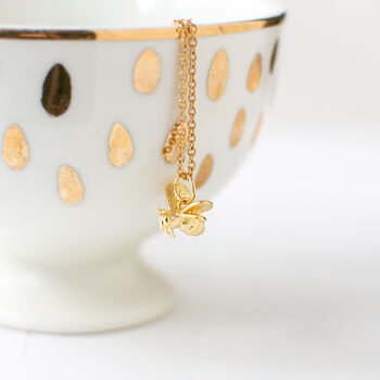 Bee Charm Necklace, 4 of 8