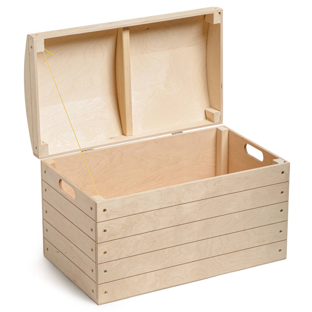 Extra Large Wooden Chest Storage Box, 1 of 2