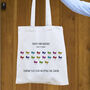 Personalised Classroom Creatures Teachers Tote Bag, thumbnail 1 of 6