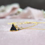 Druzy And Black Diamond Necklace, thumbnail 8 of 12