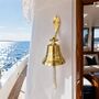 Marine Brass Wall Hanging Bell, thumbnail 11 of 12