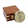 Personalised Brass 37th Birthday 100 Year Calendar Compass, thumbnail 1 of 12