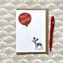 Bedlington Terrier Christmas Card, thumbnail 1 of 2