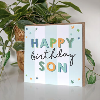 Celebration Birthday Son Card, 3 of 3
