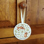 Personalised Red Squirrel Ceramic Decoration, thumbnail 3 of 6