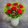 Six Red Roses Fresh Flower Bouquet Gift, thumbnail 2 of 7