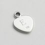 Personalised Flower And Heart Necklace In Silver Box, thumbnail 5 of 5