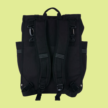 Rolltop Backpack Pannier Black Eco, 3 of 4