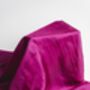 100% Mulberry Silk Scarf, Magenta, Fuchsia, thumbnail 3 of 6