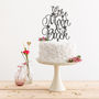 To The Moon And Back Quote Party Cake Topper, thumbnail 1 of 3