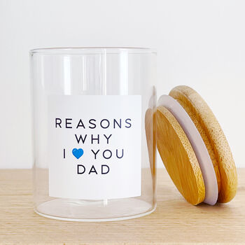 Reasons Why I/We Love You Dad Jar, 2 of 10