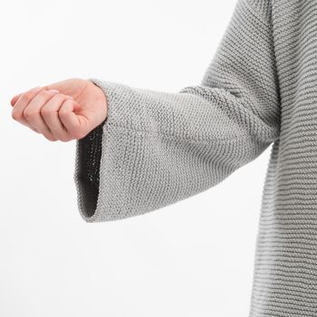 Long Summer Cardigan Knitting Kit Cotton Collection, 7 of 10