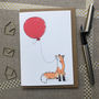 Personalised Fox Birthday Card, thumbnail 1 of 3