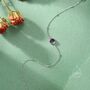 Sterling Silver Genuine Amethyst Bracelet, thumbnail 5 of 12