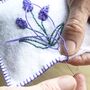 Embroider A Lavender Bag Stitch Craft Kit Gift, thumbnail 6 of 7