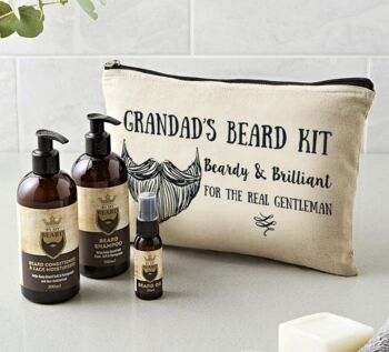 Personalised Beardy And Brilliant Beard Kit, 4 of 4