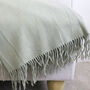 Narrow Knee Sage Throw Throw Blanket 170 X 65, thumbnail 1 of 3