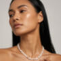 Baroque Pearl Choker Necklace, thumbnail 3 of 4