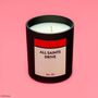 Monopoly Personalised Red Property Card Candle, thumbnail 3 of 4