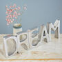 Free Standing Recycled Metal Dream Sign, thumbnail 3 of 7