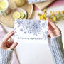 Will You Be My Maid Of Honour French Floral Card, thumbnail 1 of 5