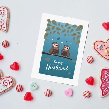 'To My Husband' Valentines Day Card, 10 of 12