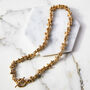 Peppercorn Gold Plated Silver Statement Necklace, thumbnail 5 of 7