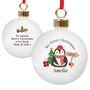 Personalised My 1st Christmas Penguin Bauble, thumbnail 5 of 5