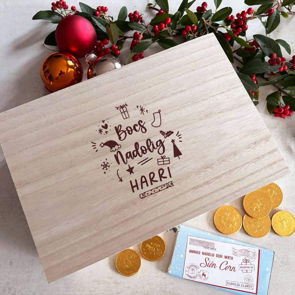 Personalised Welsh Christmas Eve Box, 1 of 3