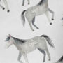 Grey Horse Wrapping Paper Roll Or Folded, thumbnail 3 of 3