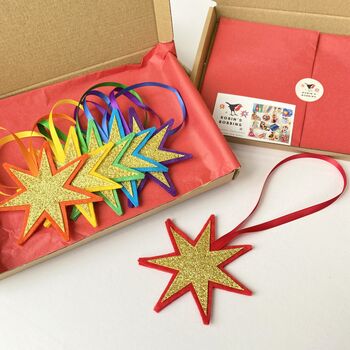 Star Shape Rainbow Decoration Set, 8 of 9