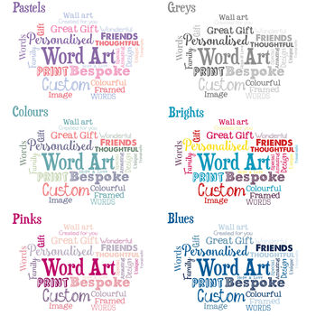 Personalised Thank You Word Art Gift, 2 of 6