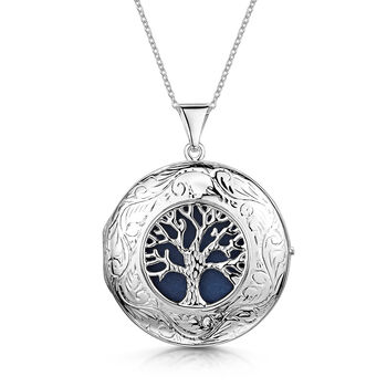 Personalised Silver Tree Of Life Locket, 8 of 12