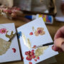 Pressed And Dried Flower Card K It Make Your Own Thank You Teacher Card, thumbnail 3 of 9