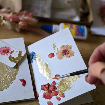 Pressed And Dried Flower Card K It Make Your Own Thank You Teacher Card, 3 of 9