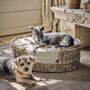 Hove Striped Pet Cushion With Signature Ticking Stripe, thumbnail 3 of 8