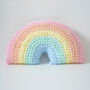 Pastel Rainbow Cushion, thumbnail 1 of 3