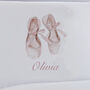 Personalised Ballet Shoe Pillowcase, thumbnail 2 of 2