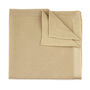 Wedding Handmade Polyester Knitted Pocket Square In Beige, thumbnail 1 of 10